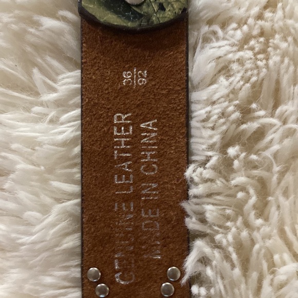 Montana West western Leather blinged out belt - Picture 4 of 5